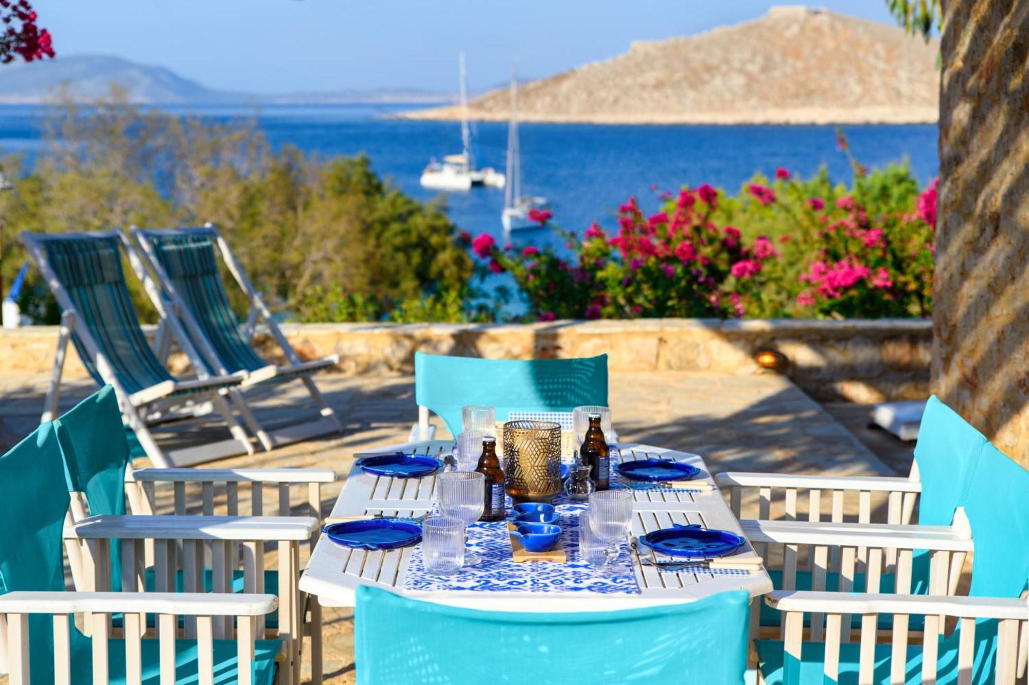 Villa Ftenagia Chalki Town Buitenkant foto